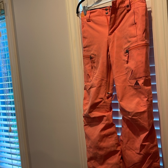 Burtons kids snow pants, salmon pink - Picture 4 of 6